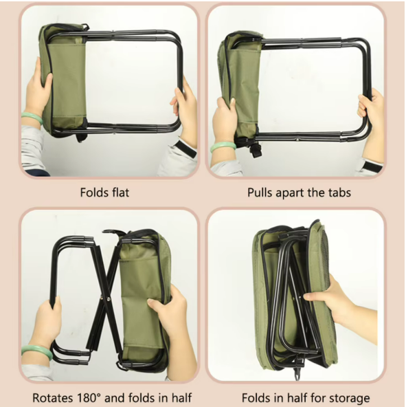 FoldSit – Portable Backpack Stool