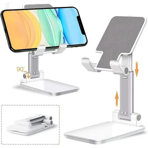 Soporte Plegable de Aluminio para Celular y Tablet