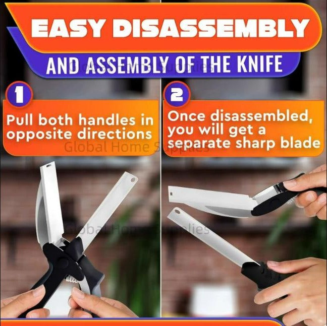 SnapCut – Kitchen Scissors with Cutting Board